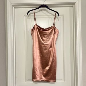 Pink Silk Dress